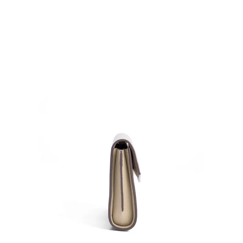 Isabel Bernard Honoré Lina Beige Clutch Met Afneembare Schouderketting IB21135-072