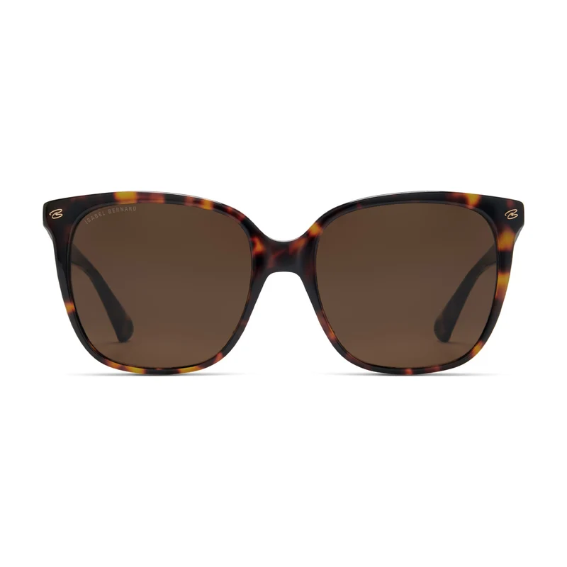 Isabel Bernard La Villette Raison Bruine Tortoise Vierkante Zonnebril IB400007-14-14