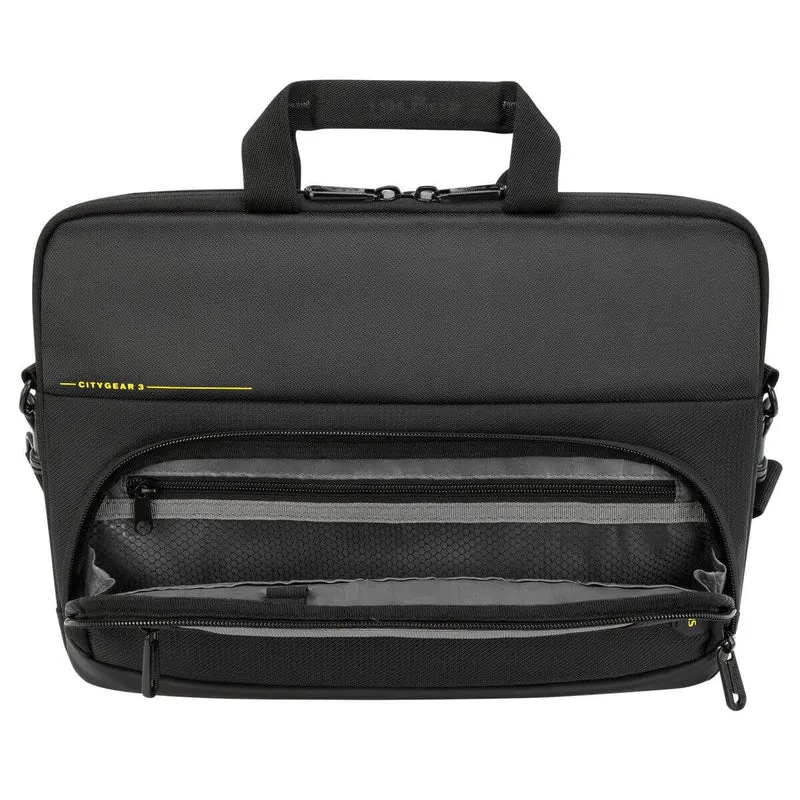 Maletín para portátil de hasta 14 pulgadas con cierre superior Targus CityGear - Negro