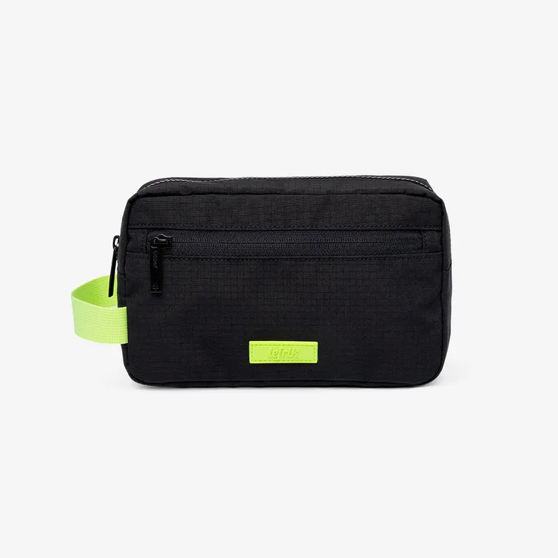 Kei Lithe Washbag Black Lime