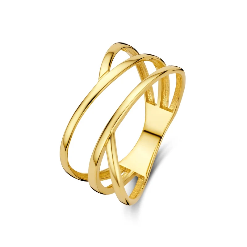 Beloro Jewels Della Spiga Pia 9 Karaat Gouden Ring BO330028-48