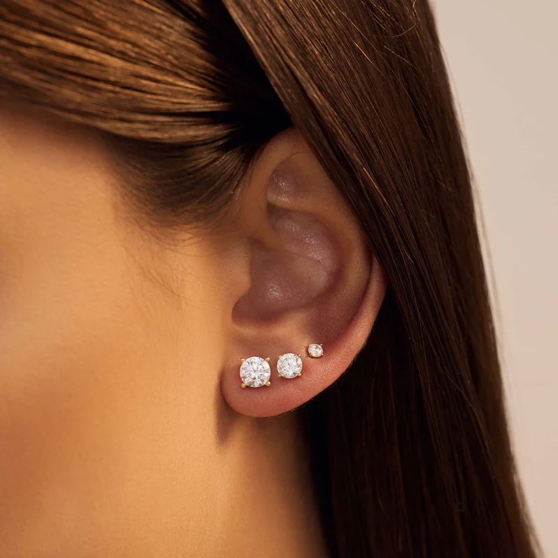 Beloro Jewels Monte Napoleone Stella 9 karaat oorknoppen BO360013
