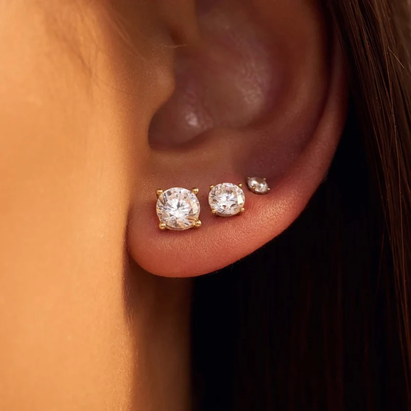 Beloro Jewels Monte Napoleone Stella 9 karaat oorknoppen BO360013