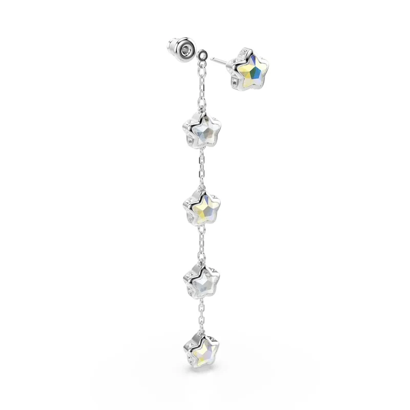 Swarovski Chroma Stars Zilverkleurige Oorbellen 5754184