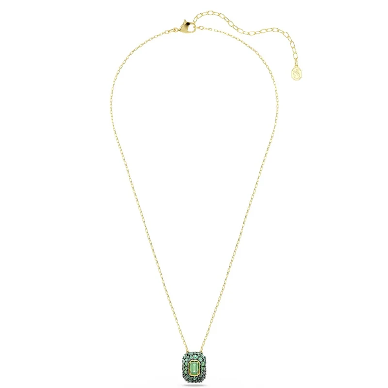 Swarovski Sublima Glam Gouden Ketting met Groene Hanger 5752884