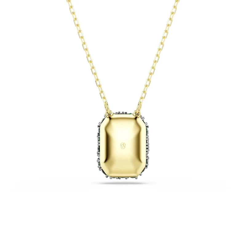 Swarovski Sublima Glam Gouden Ketting met Groene Hanger 5752884
