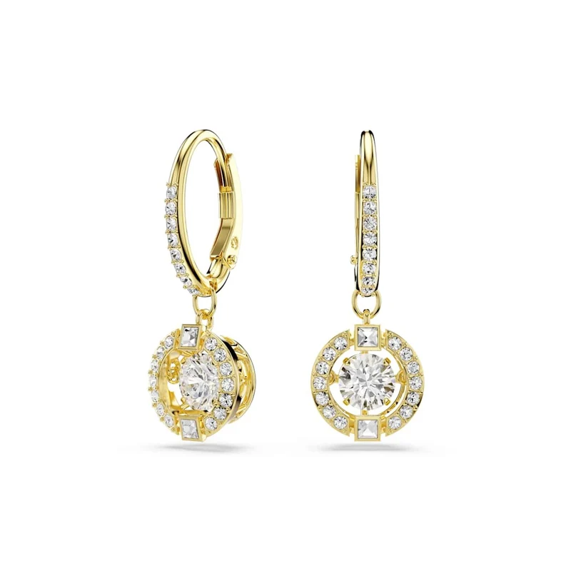 Swarovski Una Sparkling Dc Goudkleurige Oorbellen 5758095