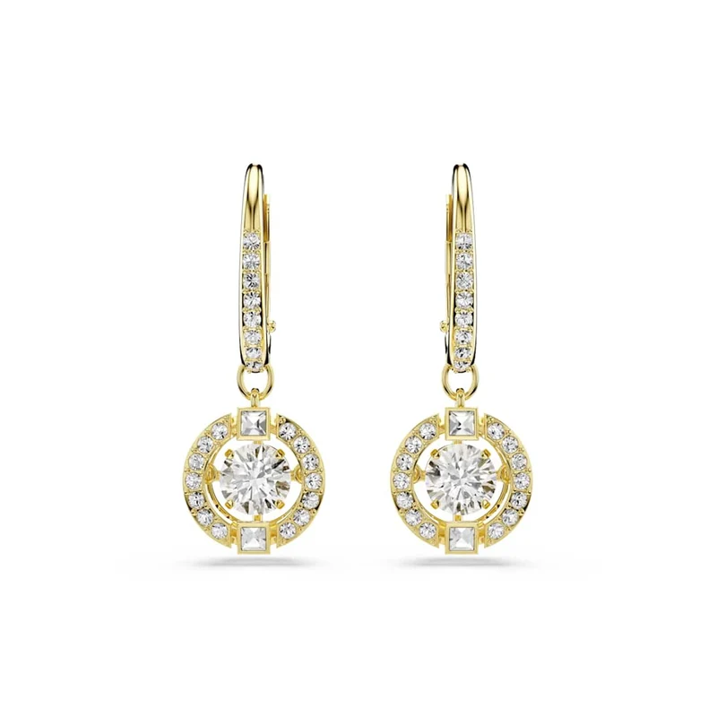 Swarovski Una Sparkling Dc Goudkleurige Oorbellen 5758095