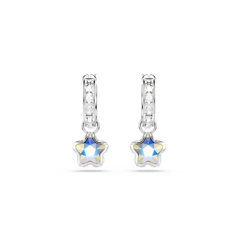 Swarovski Chroma Stars Zilverkleurige Oorbellen 5754172