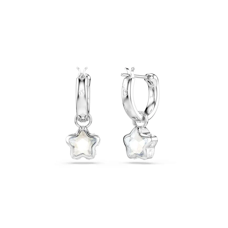 Swarovski Chroma Stars Zilverkleurige Oorbellen 5754172