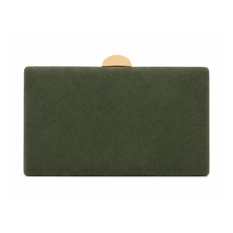 Cartera Invitada Verde militar