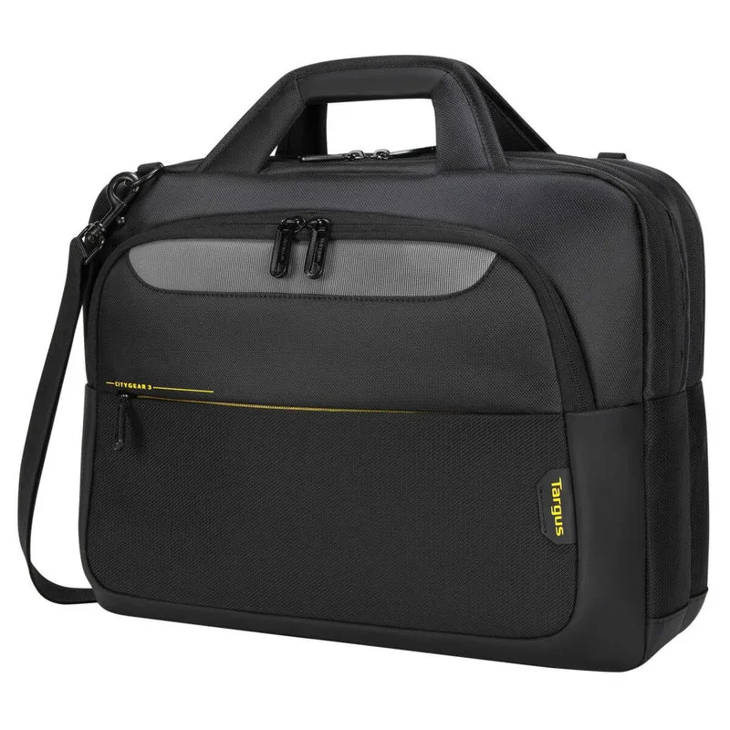 Maletín para portátil de entre 15 y 17,3 pulgadas con cierre superior CityGear - Negro