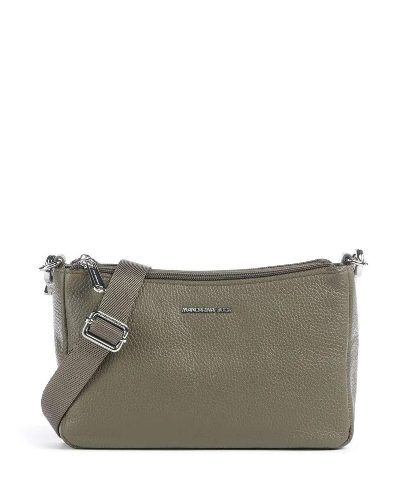 Mandarina Duck Mellow Leather Bandolera winter olive