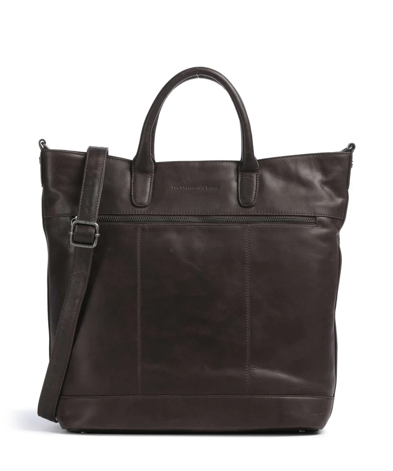 The Chesterfield Brand Wax Pull Up Cow Westbrook Bolso de mano brown