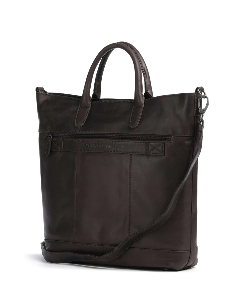 The Chesterfield Brand Wax Pull Up Cow Westbrook Bolso de mano brown