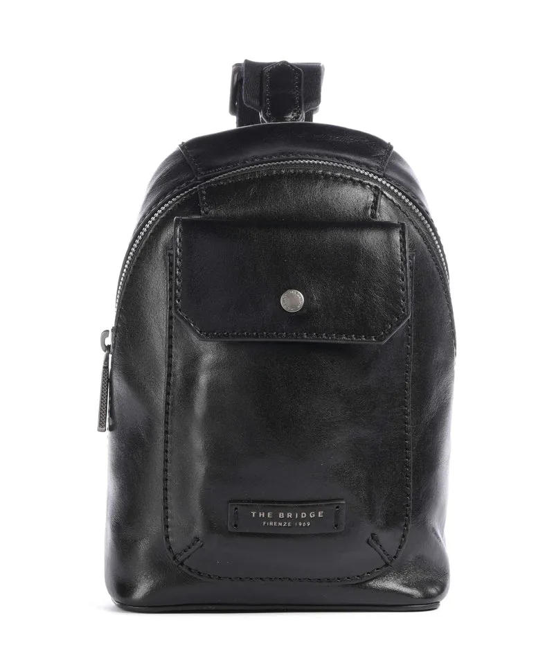 The Bridge Mattia Mochila sling nero