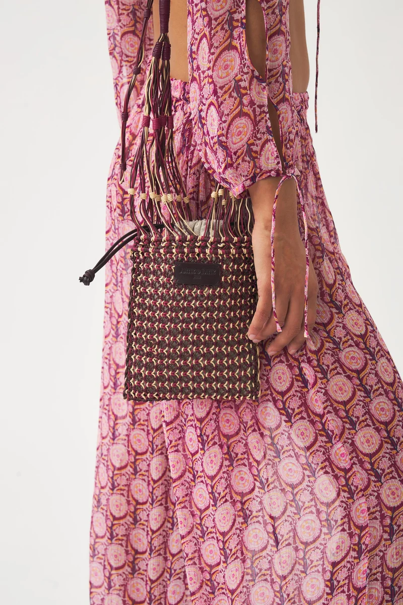 Sac en cuir tressé à la main Meryl