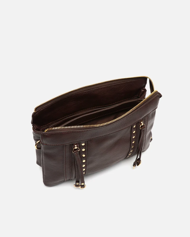 Nikasi bolso bandolera con detalles metálicos