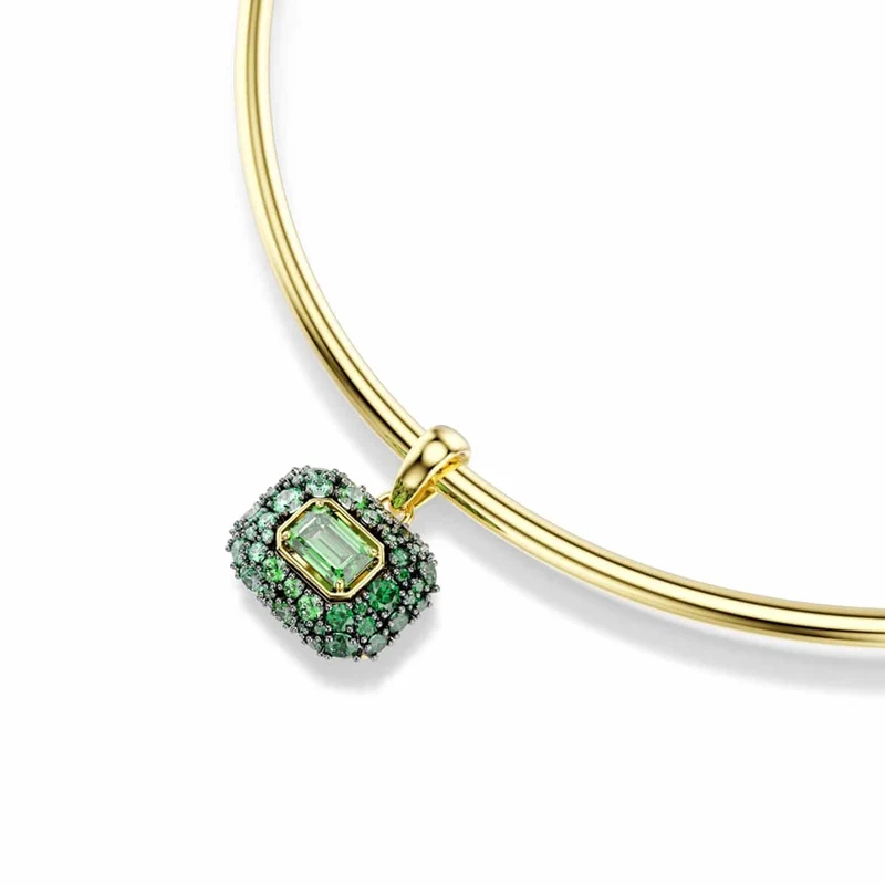 Swarovski Sublima Glam Gouden Choker met Groene Accenten 5760763