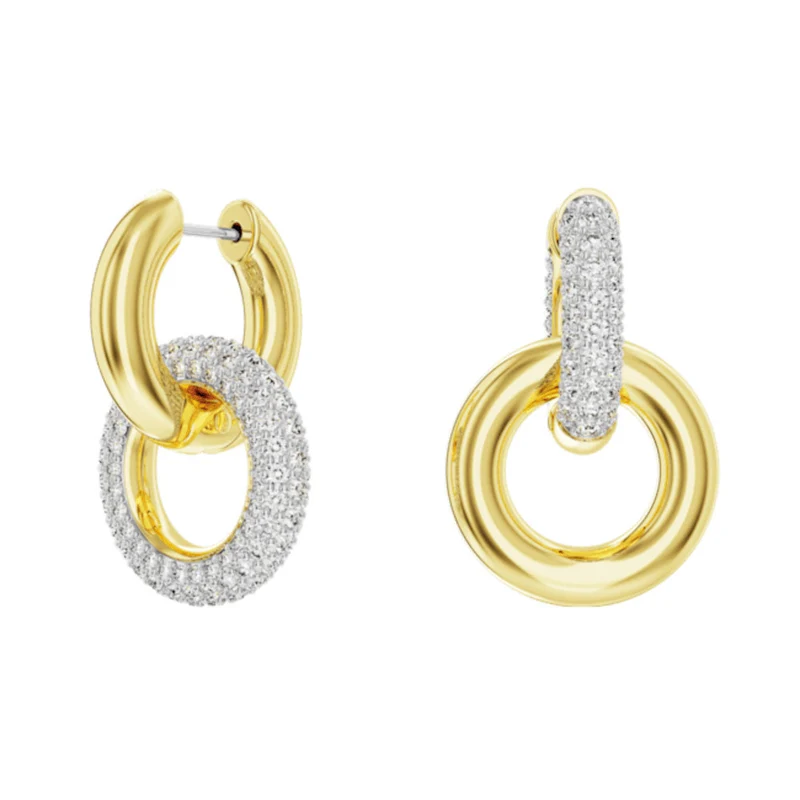 Swarovski Dextera Gold-coloured Earrings 5668818