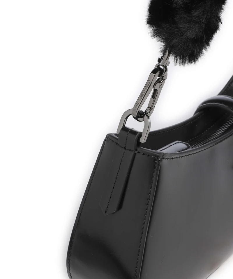 Karl Lagerfeld K/Autograph Small Bolso de hombro black gunmetal