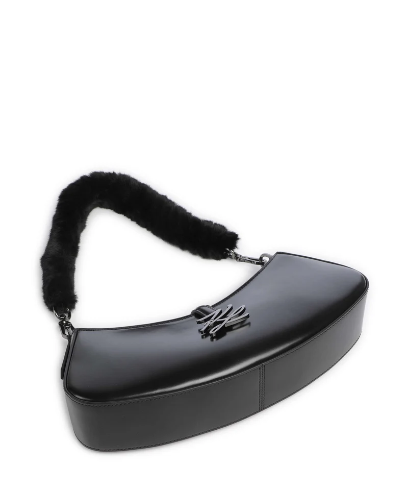 Karl Lagerfeld K/Autograph Small Bolso de hombro black gunmetal