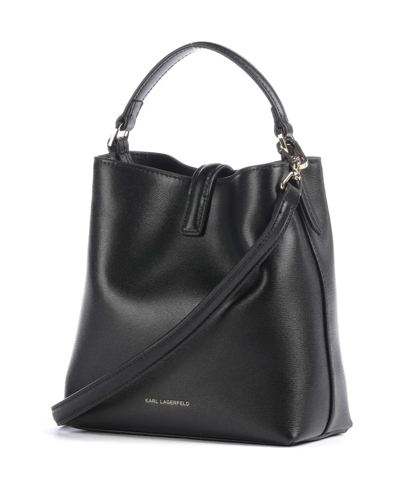 Karl Lagerfeld K/Autograph Small Bucket bolso de mano black/gold
