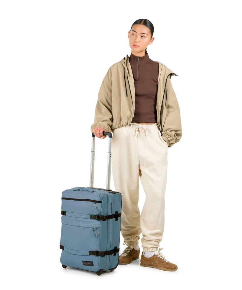 Eastpak Transit'R Plus S Bolso de viaje con ruedas tarp dust blue