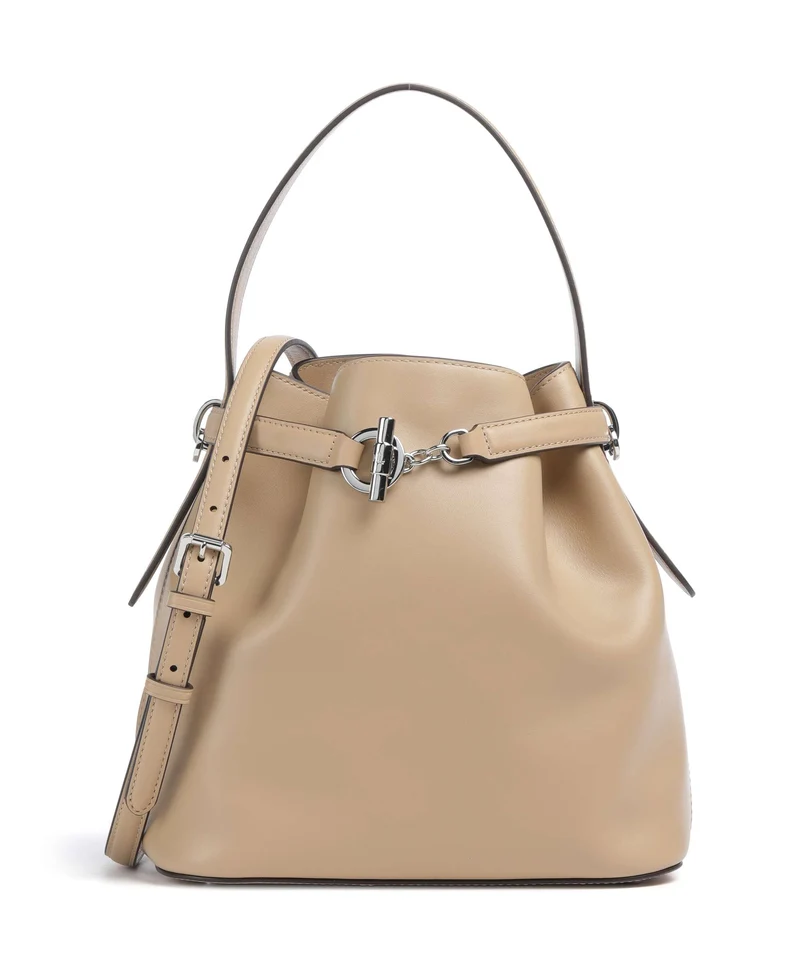 Lauren Ralph Lauren Blaike Medium Bucket bolso de mano tan
