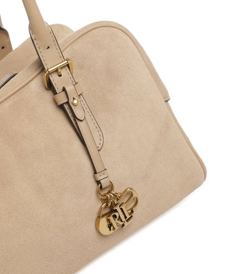 Lauren Ralph Lauren Marcy Large Bolso de hombro tan