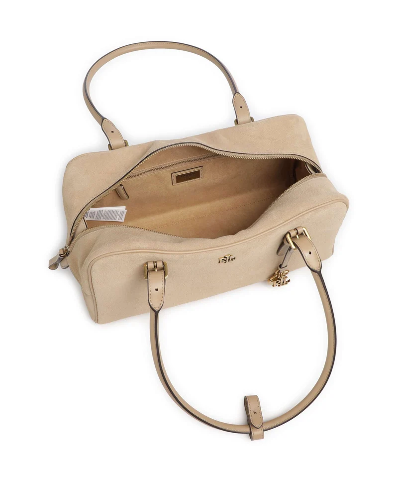 Lauren Ralph Lauren Marcy Large Bolso de hombro tan