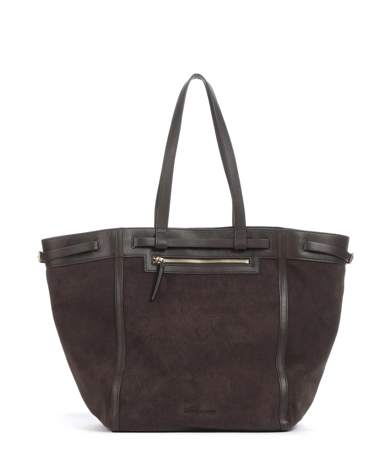 Les Visionnaires Felicia Cozy Bolsa shopping chocolate brown