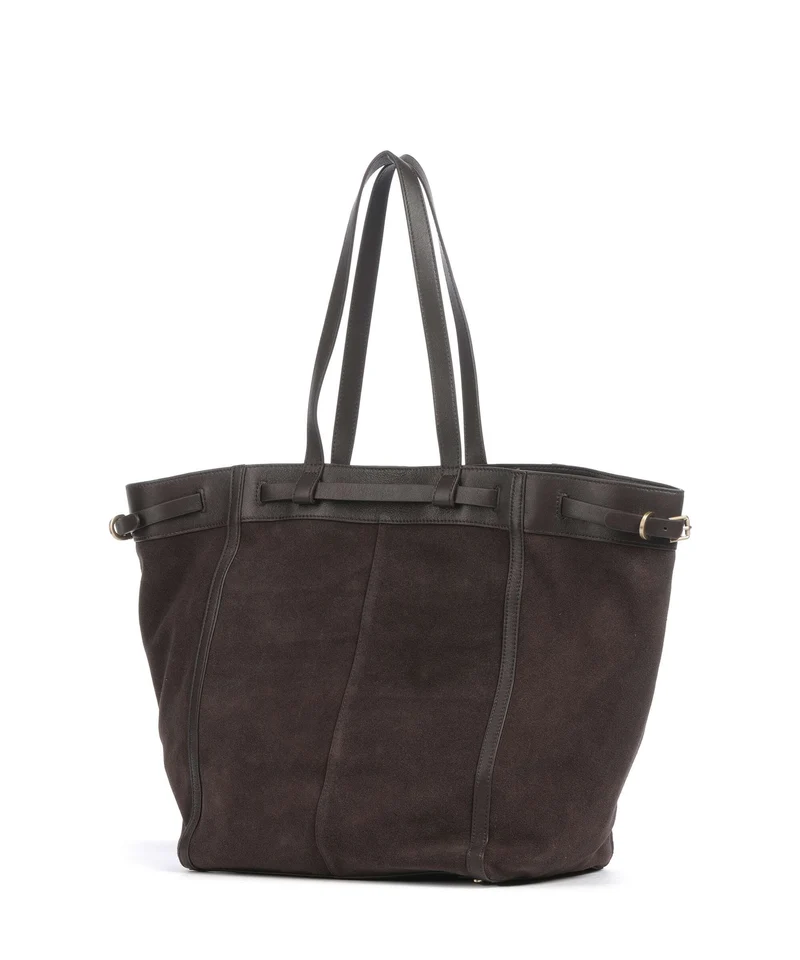 Les Visionnaires Felicia Cozy Bolsa shopping chocolate brown