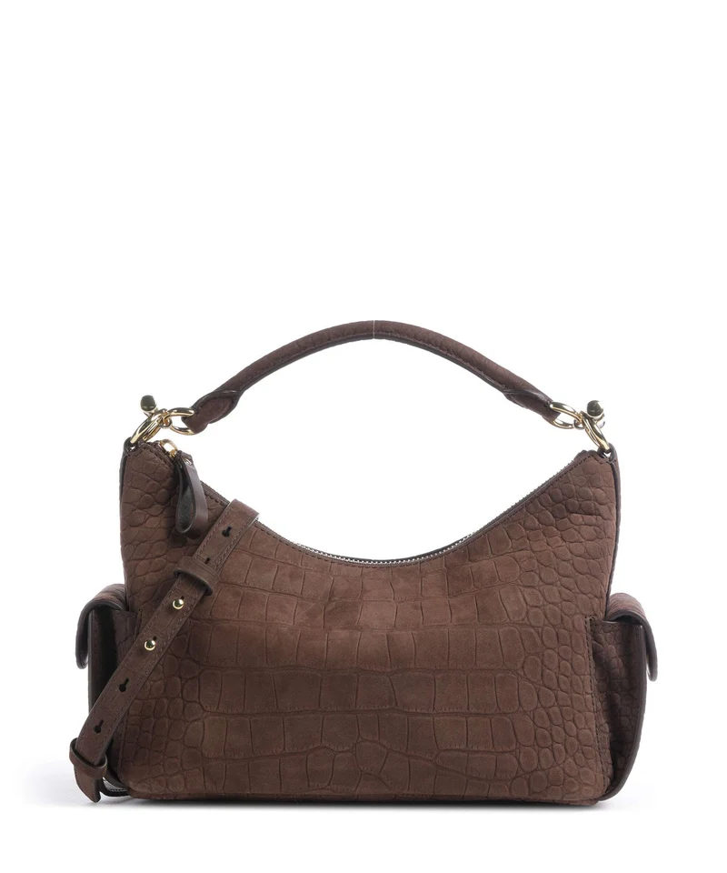 Lauren Ralph Lauren Blaike Small Bolso de hobo chestnut brown