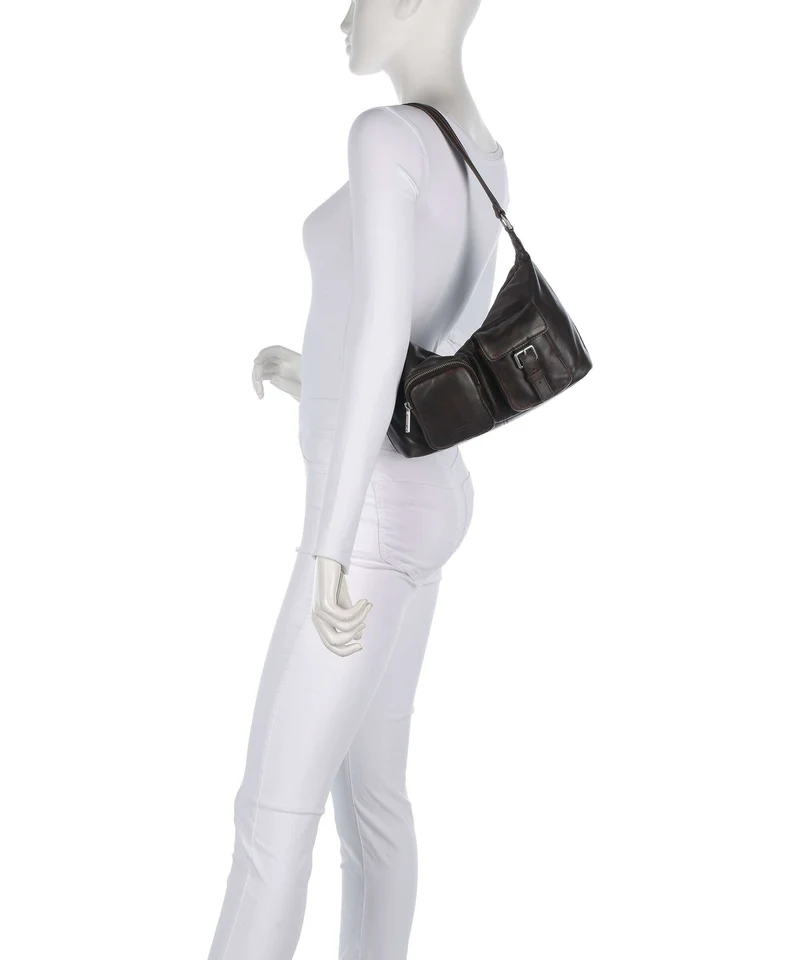 Liebeskind Andrea Lamb Snowcem S Bolso de hombro roasted coconut