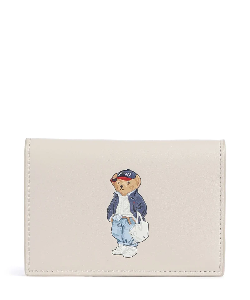 Polo Ralph Lauren Bear Spring Tarjetero cream