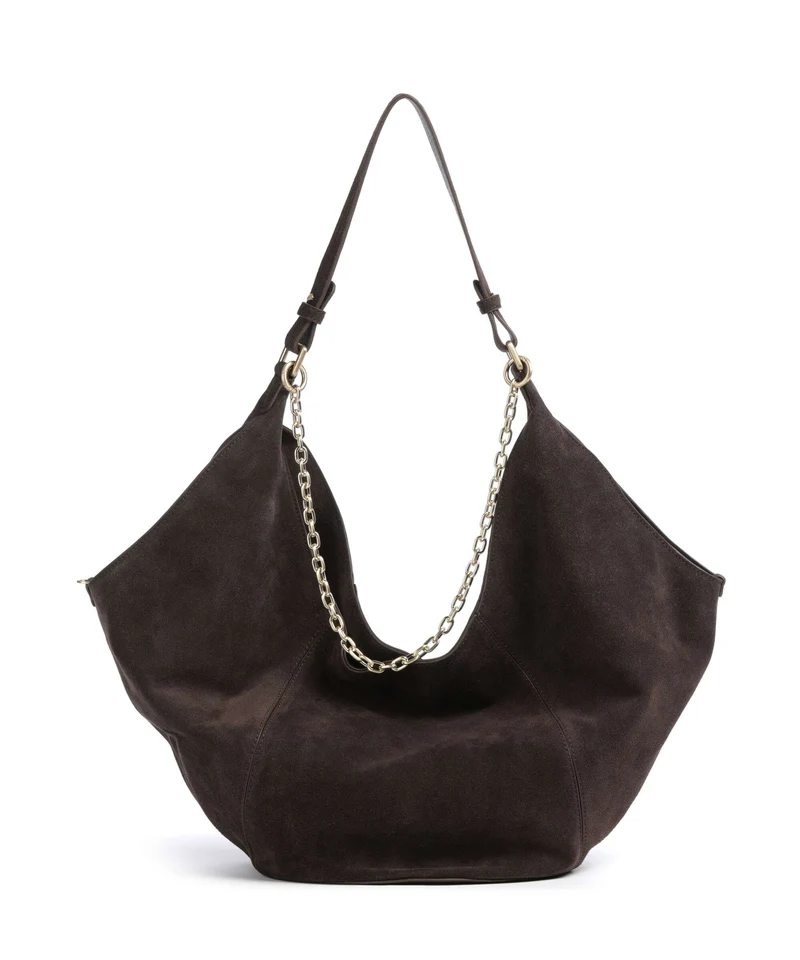 Les Visionnaires Amelie Cozy Chain Bolso de hobo dark brown