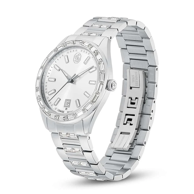 Swarovski Matrix Zilverkleurig Stalen Horloge 5734665