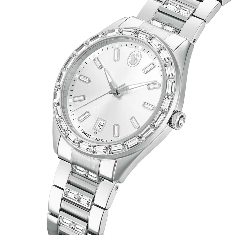 Swarovski Matrix Zilverkleurig Stalen Horloge 5734665