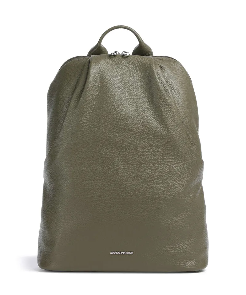 Mandarina Duck Mellow Leather Mochila winter olive