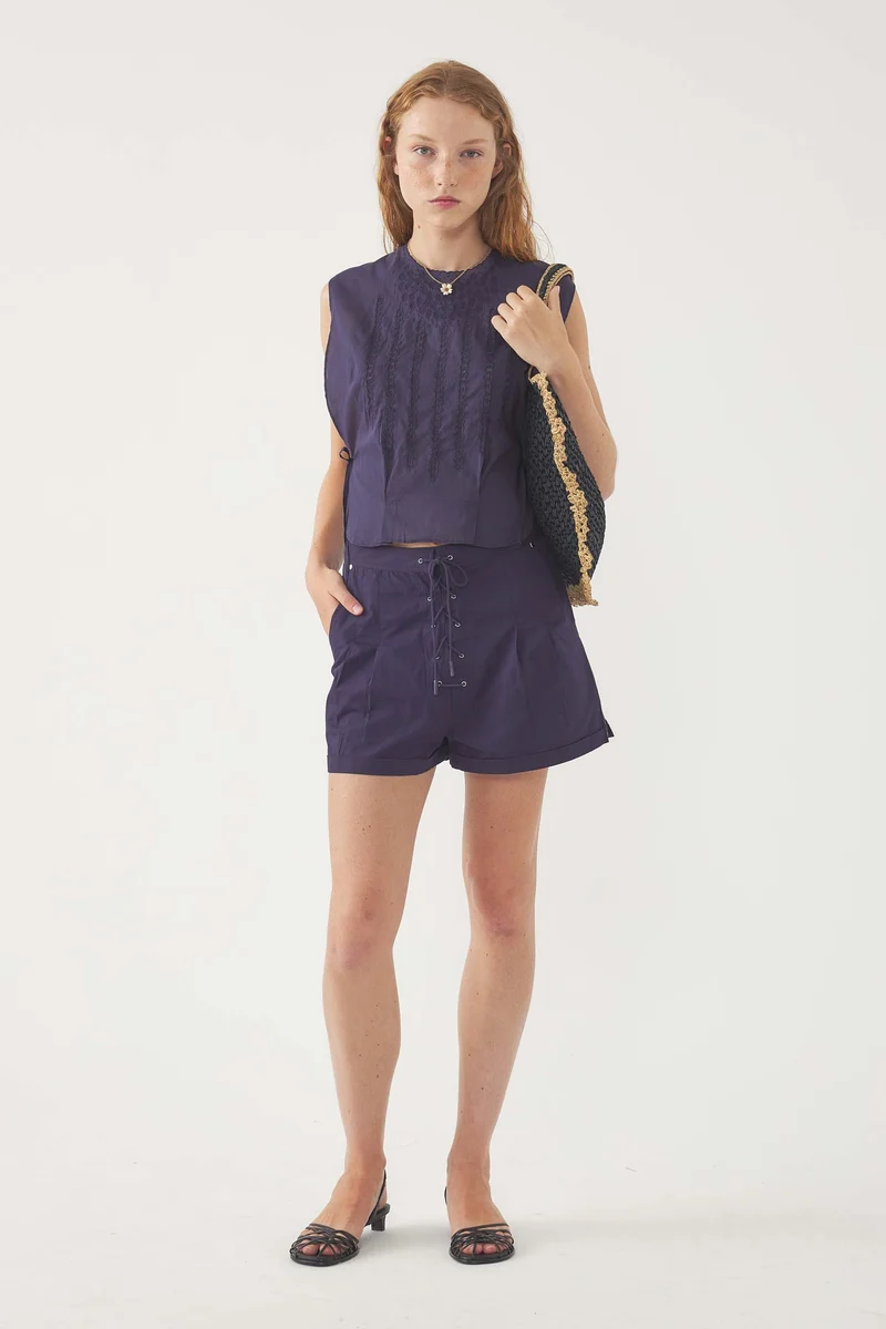 Top brodé Lola