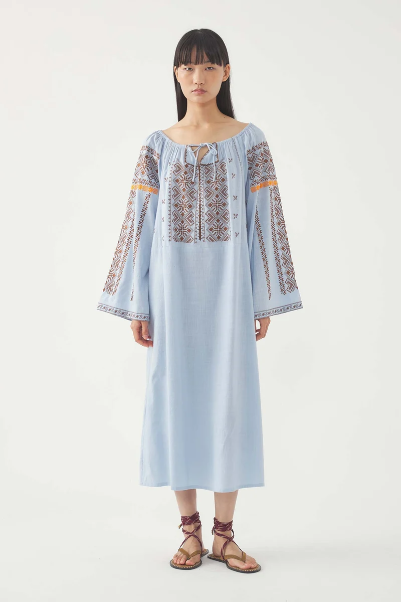 Robe brodée Edna