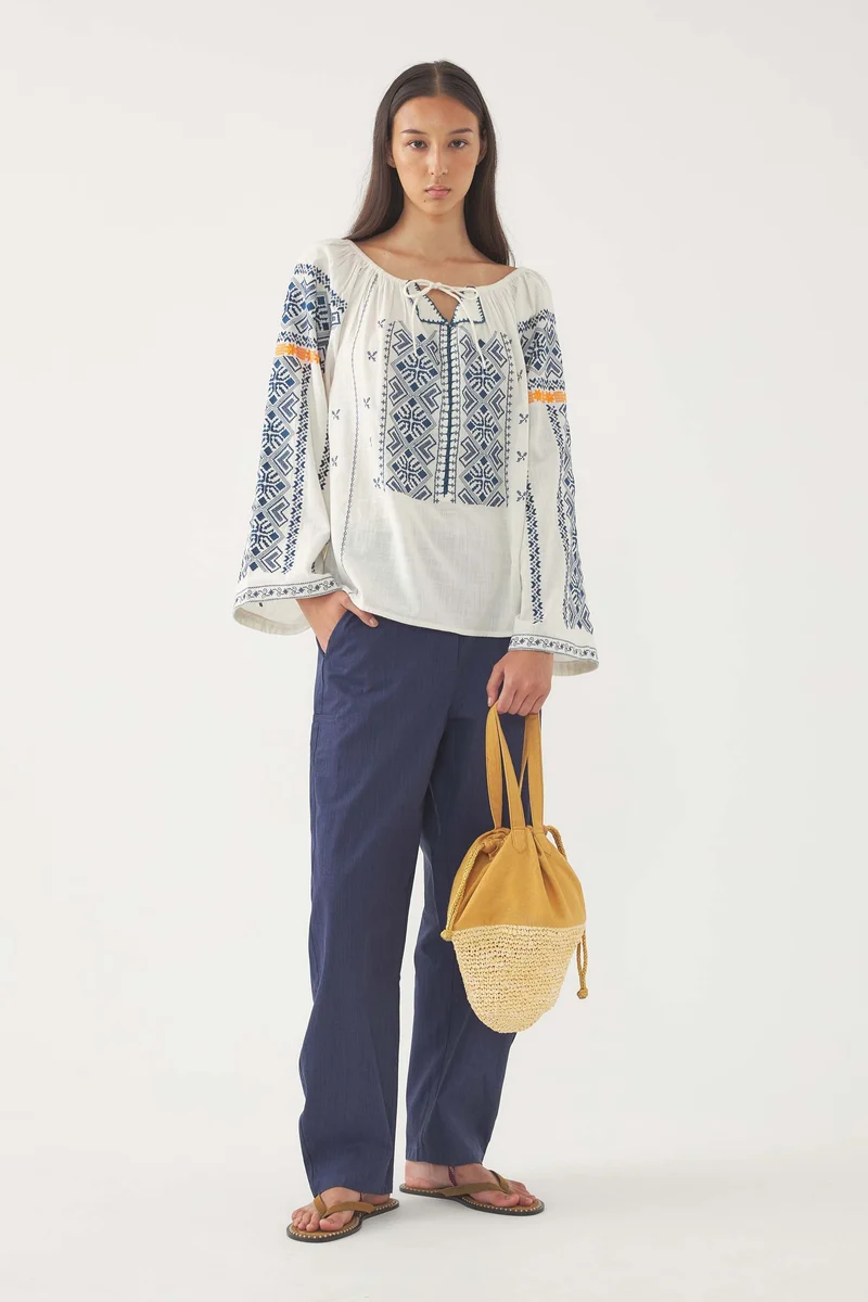 Blouse brodée Edna