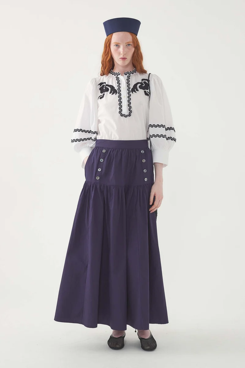 Blouse brodée Dali