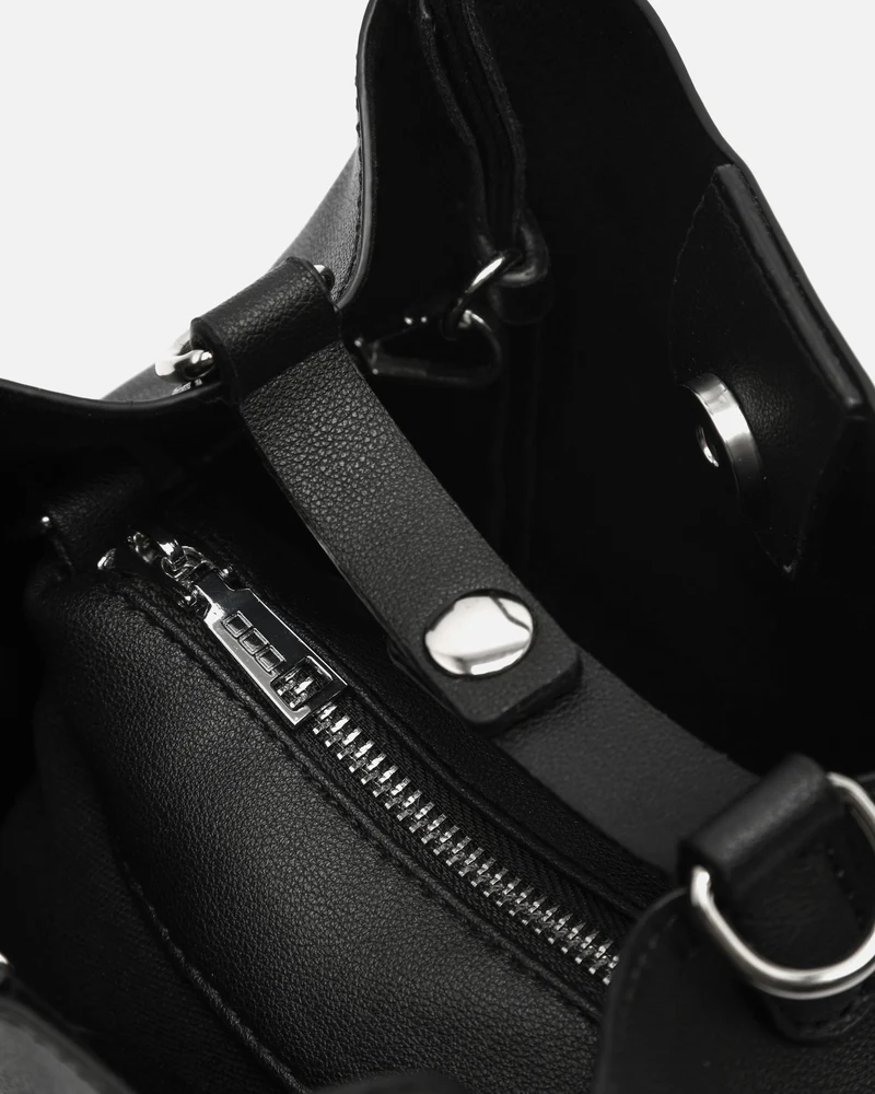 Guevi bolso tote pequeño con neceser y asa bandolera extraíble