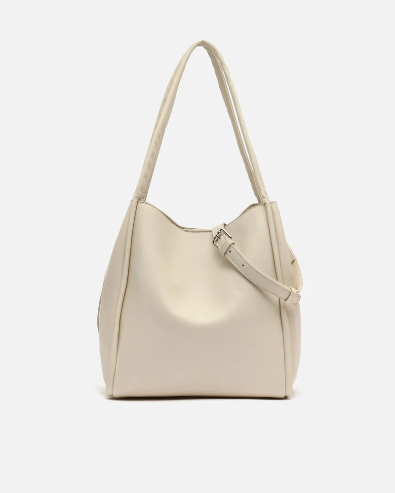 Guevon bolso de hombro con neceser y asa bandolera extraíble