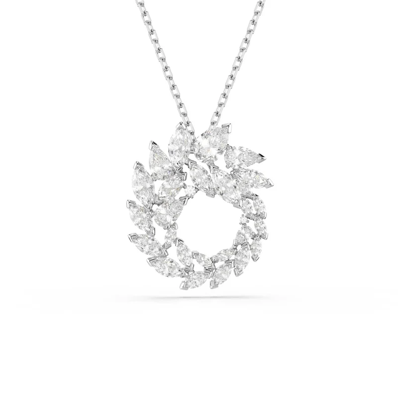 Swarovski Mesmera Glam Zilveren Ketting met Cirkel Hanger 5759837