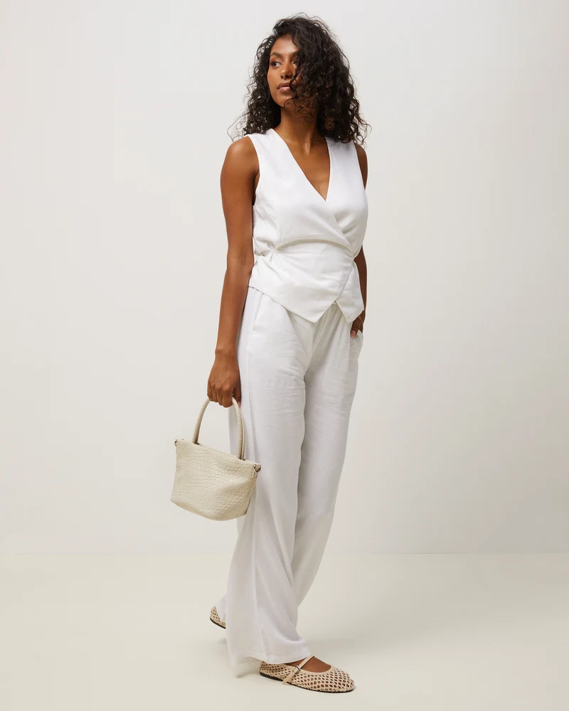 Trena bolso tote pequeño trenzado con asa bandolera extraíble