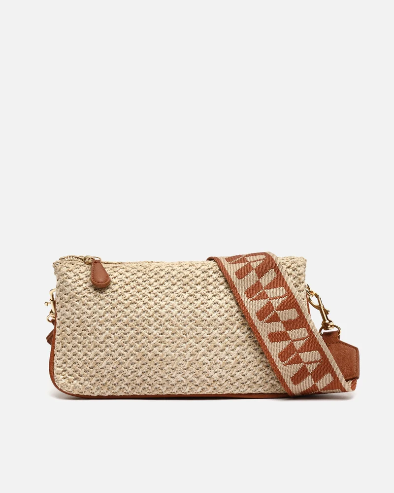 Raleni bolso bandolera efecto rafia