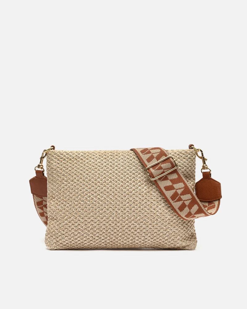 Ralenti bolso bandolera pequeño efecto rafia